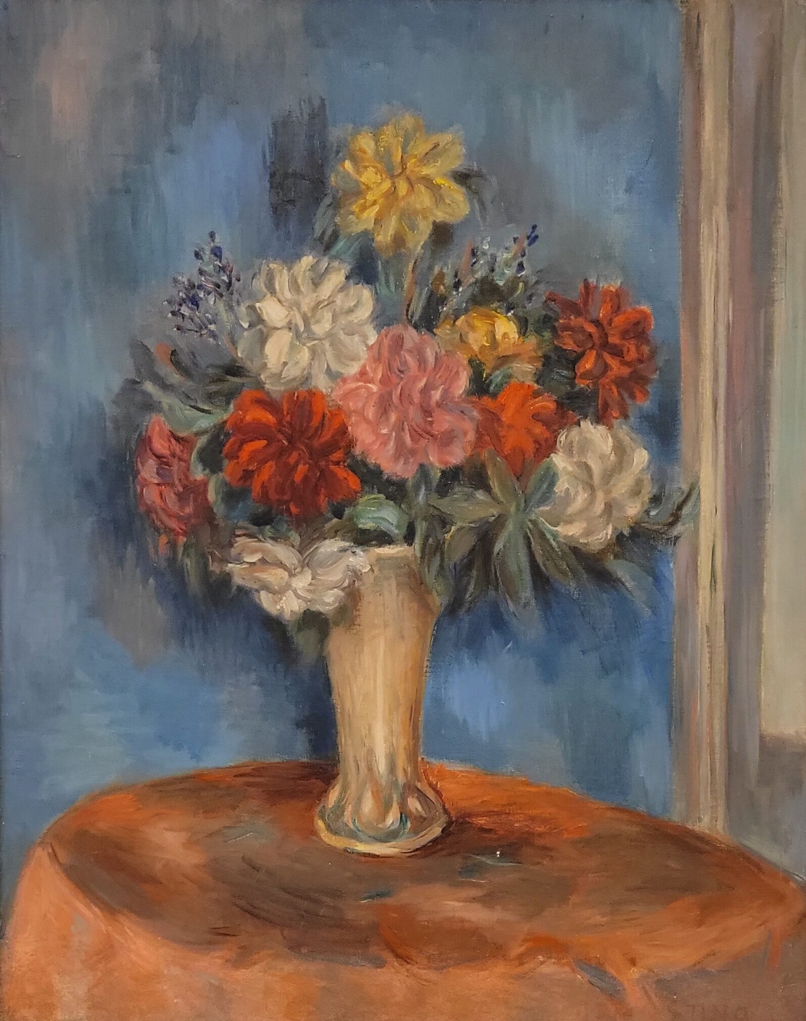 Vincent D’Agostino

American, 1896-1981

Flowers, c.1935-1943